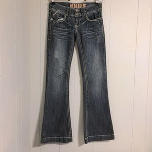 Hydraulic Denim Jeans Boot Flare Womens